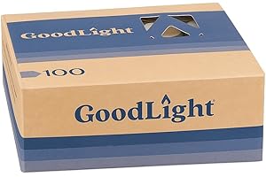 GoodLight Paraffin-Free Ambient Tea Lighting Set (Pack of 100)