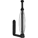 Uniqcovosa Paper Towel Holder Under Cabinet, Self-Adhesive Hanging Paper Towel Holder with Damping Effect, Under Counter Paper Roll Holder for Kitchen, Bathroom, RV