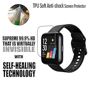 iVoler 6 Pezzi Pellicola Protettiva per Oppo Realme Watch, Wet Applied Protezione Schermo [Bubble-Free-Riutilizzabile… - immagine 5