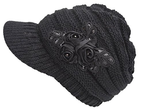 knit visor cap