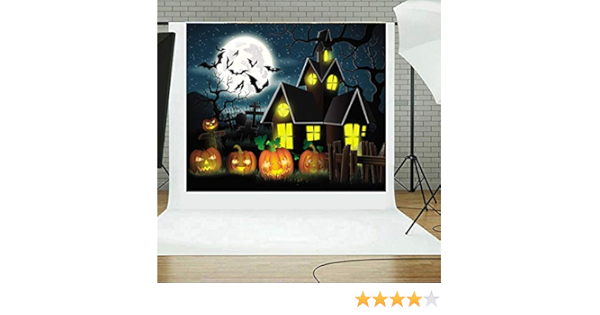 JiaMeng Decoración del hogar Fondos de Halloween Calabaza ...