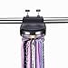 Primode Motorized Tie Rack with LED Lights – Closet Organizer, Stores & Displays Up to 64 Ties Or Belts, Rotation operates with Batteries. Great Gift Idea (Black)