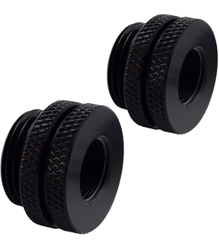 Barrow TZKMF-V2 G1/4 Quick Disconnect Fitting Set - Male + Female - Black (TZKMF-V2-BB)