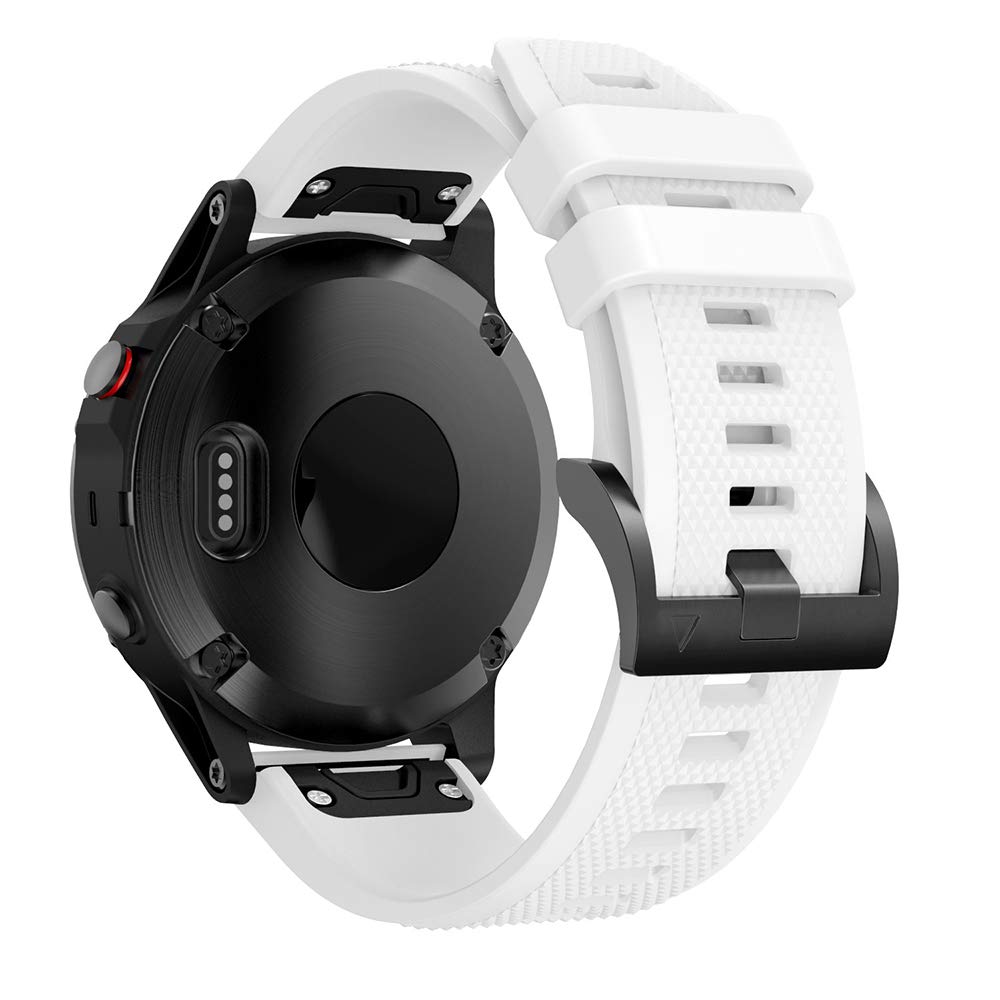 REYDA Silicone Strap Compatible for Garmin D2 Mach 2 47mm/D2 Mach 1/D2 Delta, 22mm Quick Fit Watch Strap Silicone Bracelet Sport Wristband Replacement Strap for Garmin Forerunner 970/965/955/945/935