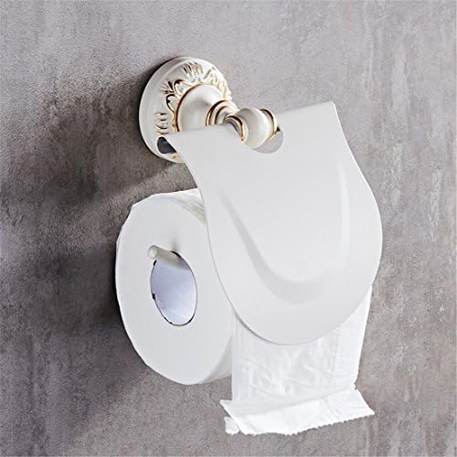 LAONA European style rural white aluminum alloy bathroom fittings, towel bar, toilet paper rack,Toilet paper holder