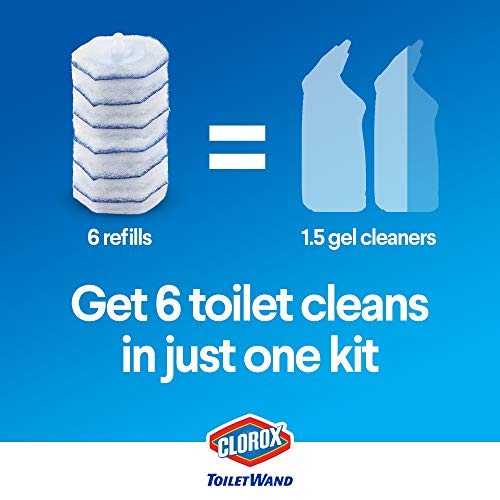6 Clorox+ToiletWand+Disposable+Toilet+Cleaning