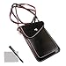 xhorizon SR Universal Multipurpose Elegant PU Leather Crossbody Single Shoulder Bag Cellphone Pouch/Purse with Shoulder Strap for iPhone X 8+ 8 7+ 7 6, Samsung S9+ S9 S8+ S8 S7 Huawei LG and Other
