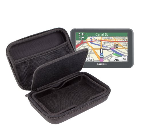 DURAGADGET Black Hard 5 Inch EVA Case For Garmin NÃ¼vi 50LM 5-Inch Portable GPS Navigator with Lifetime Maps