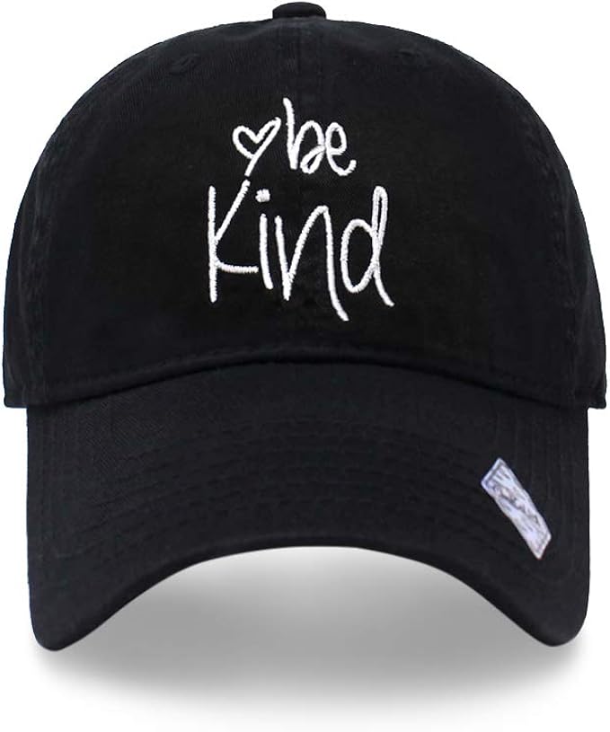 Be Kind Trendy Fashion Dad Hat Cotton Baseball Cap Polo
