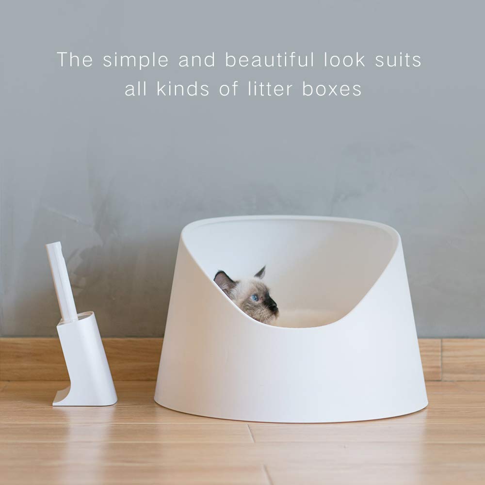 Easy to Clean Ergonomic Design pidan Cat Litter Scoop with Stand Cat