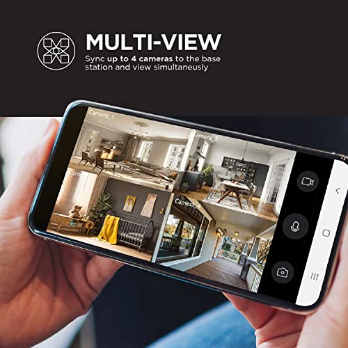 Home Zone Security Wireless AddOn Battery Camera 1080P 2.4GHz WireFree Smart Security Camera