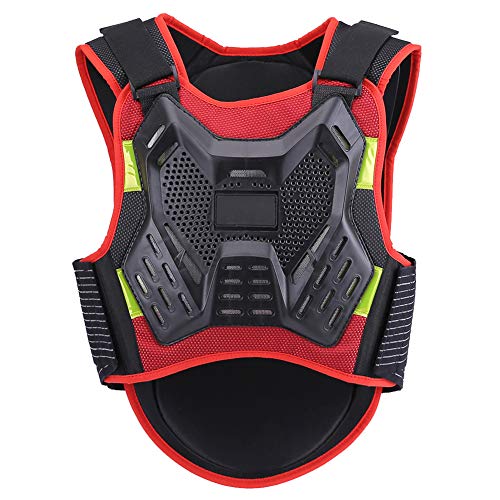 BARHAR Motorcycle Protective Gear Protective Clothing Cycling Armor Body Chest Spine Protector Vest Protective (M back length 52cm)