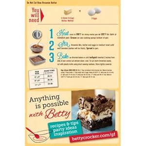 Betty Crocker Gluten Free Brownie Mix 16 Ounce Boxes Pack Of 6 By Betty Crocker Sugar Free Desserts