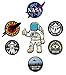 7 Pieces Space Theme Patch Set NASA/I Want to Leave The Earth/Trust No One/I Want to Believe/I Want to Leave/Planet Express/Astronaut Embroidered Applique Emblem Badge Patch