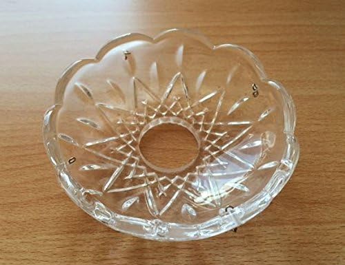 pantalla para lampara cristal plato