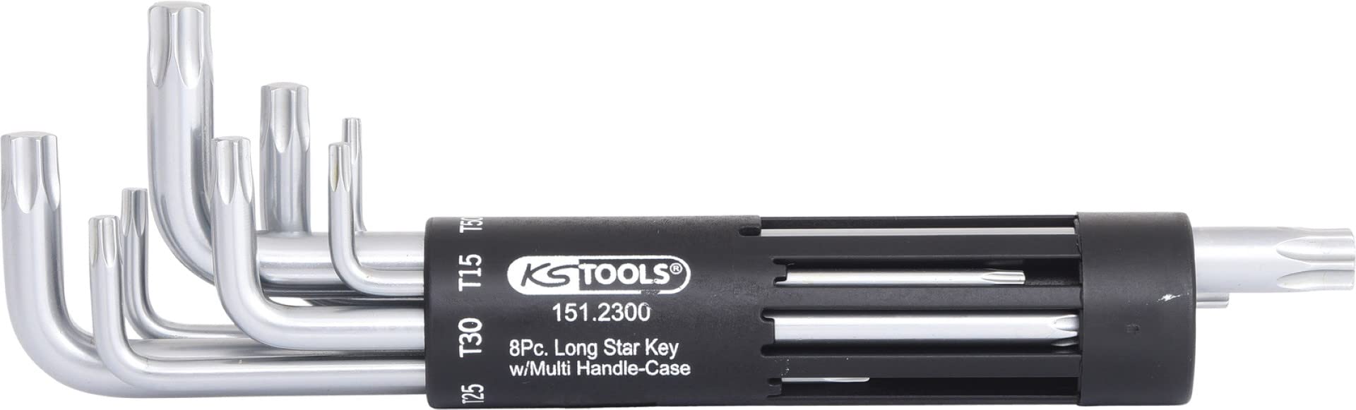 KS Tools 151.2300 T10-T50 TX 3-in-1 Classic Key Wrench Set (8 Pieces)
