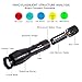 Tactical A100 Zoomable Handheld Flashlights, VIWO Rechargeable 900 Lumen High Powered Portable Outdoor Water Resistant with 5 Modes,Black(18650 Battery and Charger Included)