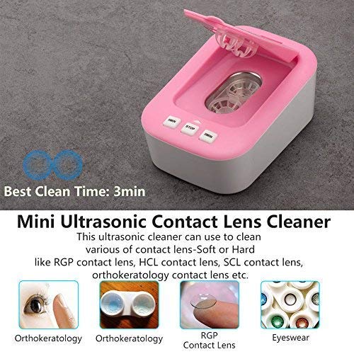 image for Ofone Contact Lens Cleaner, Portable Ultrasonic Contact Lens Cleaner K