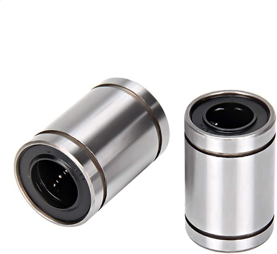 DollaTek 4pcs LM10UU 10x19x29mm Double Side Rubber Seal Linear Motion Ball Bearing - Image 4
