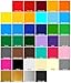 Permanent Backed Adhesive Vinyl Sheets - 12in x 12in - 40 Sheets in Assorted Colors - Glossy and Matte - Works with Cricut, Silhouette, and Other Cutters - Indoor and Outdoor Usage