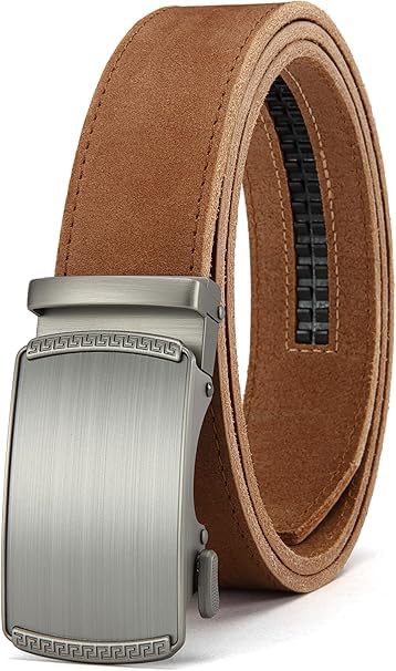 Naxxramas Gürtel Herren Ledergürtel Ratsche Automatikschließe Business Anzug Gürtel 35mm Breit