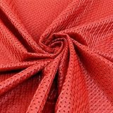 Pico Textiles 1 Yard – Red Polyester Football