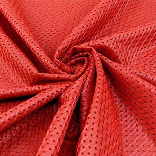 Pico Textiles 1 Yard – Red Polyester Football