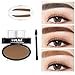 Fullkang Makeup Eyebrow Powder Brow Stamp Palette Delicated Shadow Definition Natural