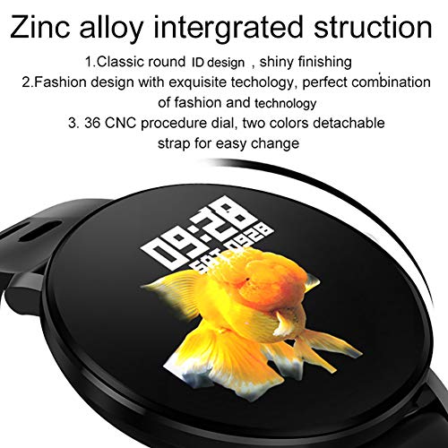 Slimme horloges voor heren en dames, Android IOS Mobile Fitness Tracker met IP68 waterdicht, 1,3" Smart Watch, stappenteller, hartslag, slaapbewaking, weersvoorspelling - Image 3