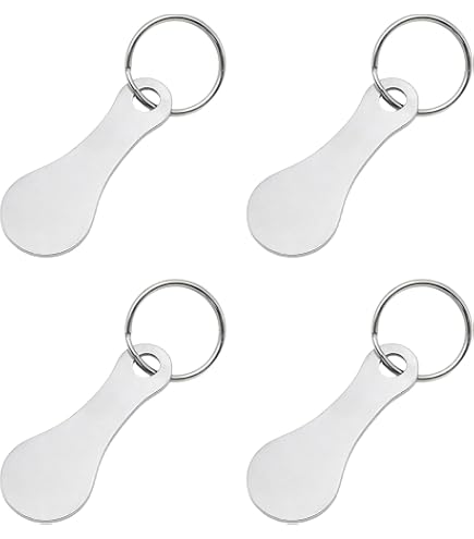 Amazon.com: Fusiontec Mini Aluminum Alloy Key Ring Shopping