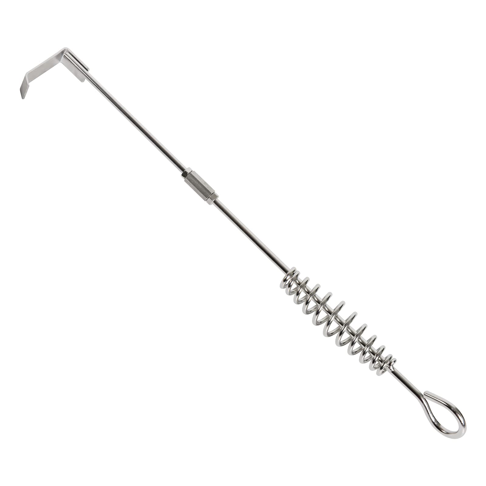 Photo 1 of FIRELOOP 20" Stainless Steel Ash Tool Poker for Big Green Egg,Kamado Joe,and Charcoal Grills Durable 304 Stainless Steel,Detachable Handle,Fits Small Large Medium Big Green Egg (20 inches)