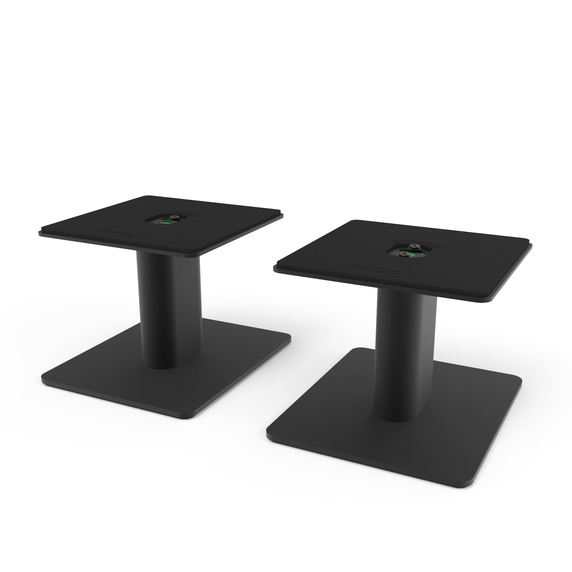 Kanto SP6HD Universal Desktop Speaker Stands - 6 Inch - 2 Pack - Steel (Black)