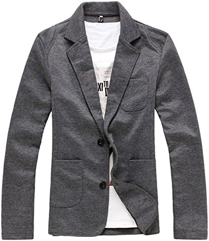 Sichyuan Men’s Casual Slim Fit Knitting Suit Fashion Male Blazer,Warm&Soft Lightweight Knitting Coat Jacket.