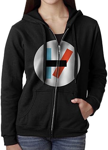 SoSoily Hoodie Sweatshirt Women's 21 Logo Long Sleeve Zip-up Hooded Sweatshirt Jacket Black
