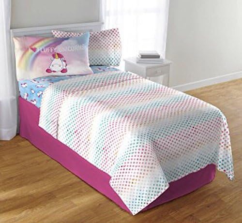 Despicable Me Microfiber Girls Sheet Set ‘Fluffy the Unicorn’ - Full