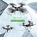 Drone for Beginners and Adults Free Felt Drone with Altitude Hold Mode 15 Minutes Flight Headless Mode 3 Speed One Key Take Off for Novice and Kids (Black)