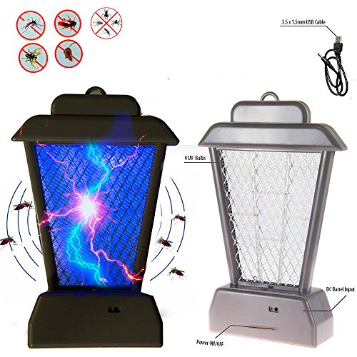 Marketworldcup-New Insect Controller Mosquito Bug Zapper UV Light Fly Pest Bug Trap Lamp Killer