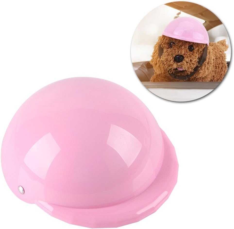 UEETEK Dog Helmet Cool Plastic Helmets for Pet Sun Rain