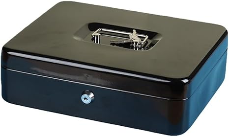 Greek Art Cash Box With Key Lock Strong And Sturdy Safe Box Cash