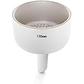 QWORK 120mm Porcelain Buchner Funnel Filtration Funnel for Lab