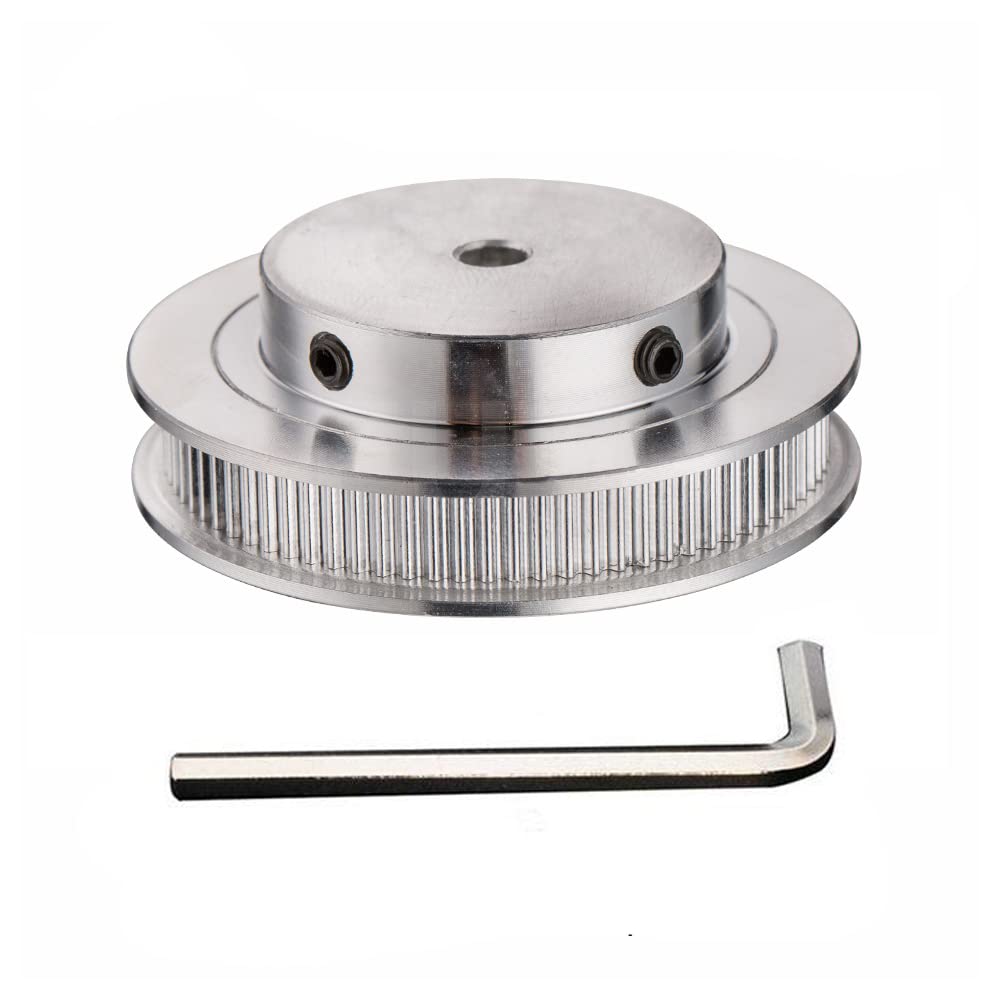 5mm Bore GT2 80T Pulley Synchronous Wheel 2GT Timing Belt Pulley 80 Teeth Compatible with Voron 2.4 3D Printer 6mm Width Belt