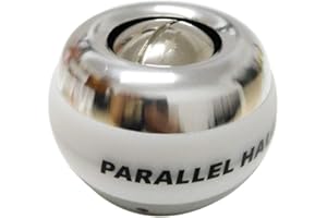 Parallel Halo All Metal Power Wrist Gyro Ball AUTO Start Wrist Exercises Weighted Solid Gyroscope Ball Forearm Exerciser Arm Strengthener for Strengthening Joint and Muscle