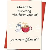 Mcduldul Cute 1st Birthday Card | First Birthday Card | Funny 1 Year Old Birthday Gifts Card for Girl Boy Kids