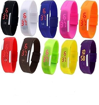 SS Sports digital Multicolor Dial Unisex & Kids Watch - 232423423345