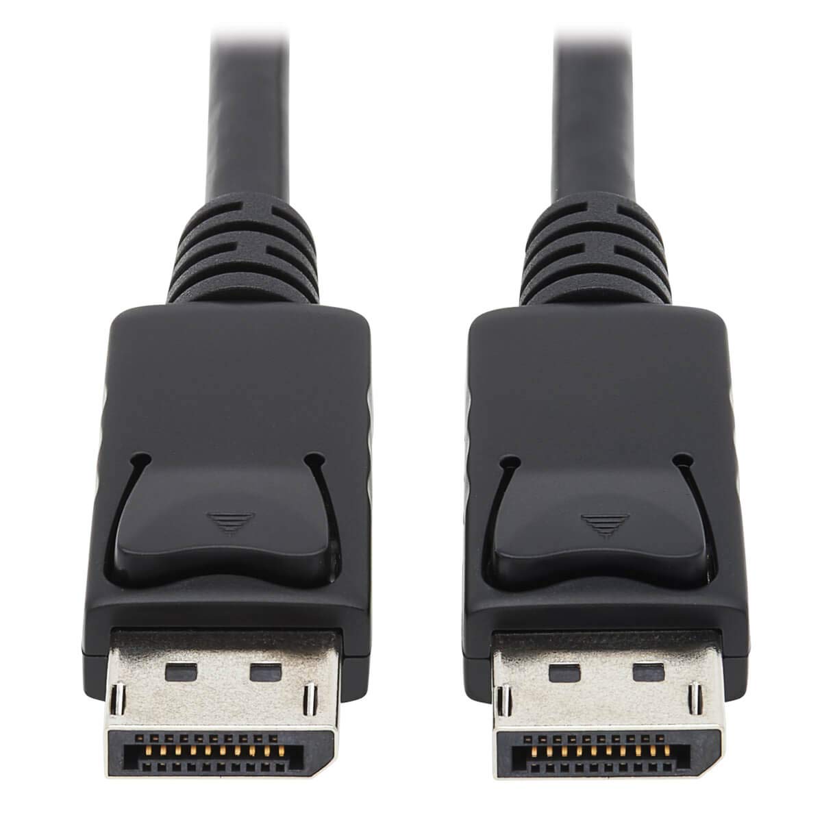 Eaton DisplayPort Cable with Latches, DP to DP, Male-to-Male Connectors, 4K @ 60Hz Quality, Black, 6 Feet / 1.83 Meters (P580-006)