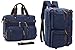 Aidonger Multifunctional Bag Convertible Briefcase Shoulder Backpack (Dark Blue)