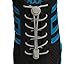 StoutGears Reflective No Tie Shoelaces Lock System - Elastic Shoelaces for Sneakers (1 Pair) (Gray)