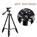 SVBONY SV101 54” Travel Tripod Digital SLR Camera Video Spotting Scope Aluminum Alloy Portable Anti-skid Tripod for Photographs with Carrying Bag