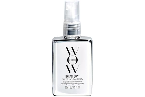 COLOR WOW Dream Coat Supernatural Spray, Anti-Humidity Frizz Control and Heat Protectant for Glassy, Shiny Hair