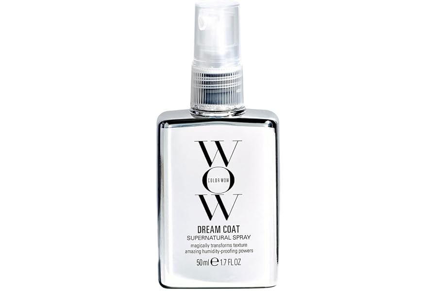 COLOR WOW Dream Coat Supernatural Spray, Anti-Humidity Frizz Control and Heat Protectant for Glassy, Shiny Hair